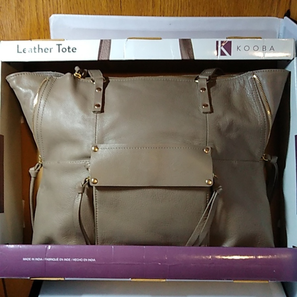 Kooba brand genuine leather tote